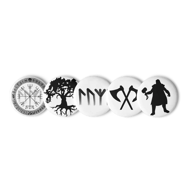 Set von Pin Buttons | Versch. Logos product image (1)