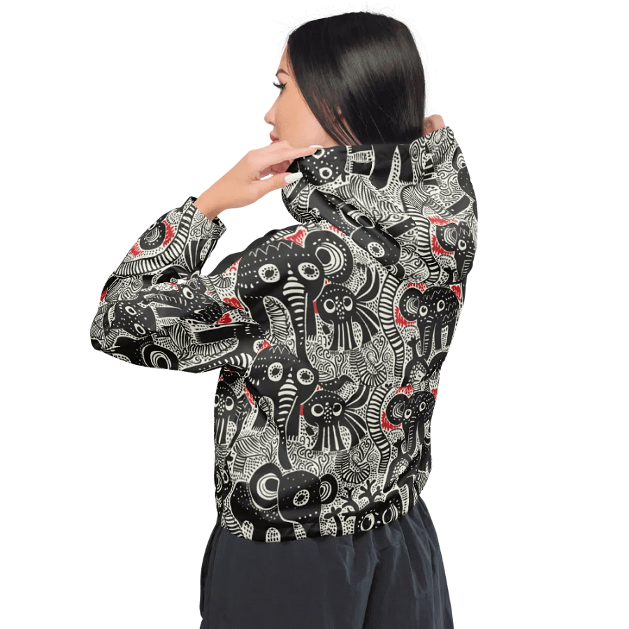 Elephant Soul Women's Cropped Windbreaker product image (3)