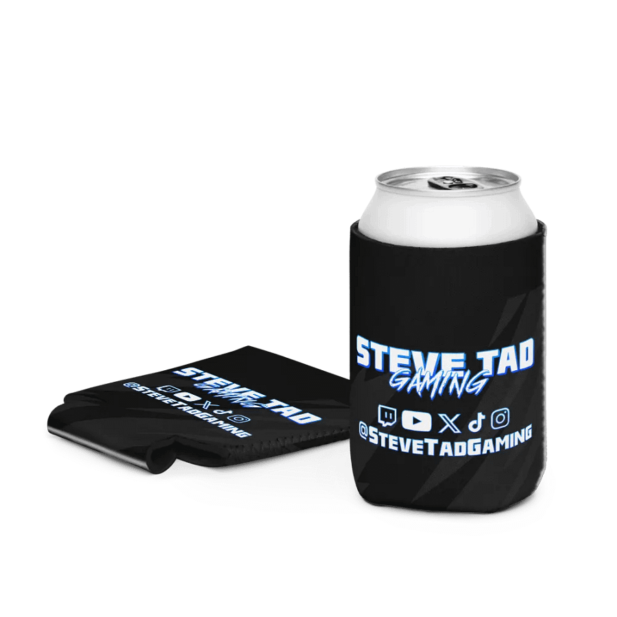 Steve Tad Gaming Black Can Coozi product image (3)