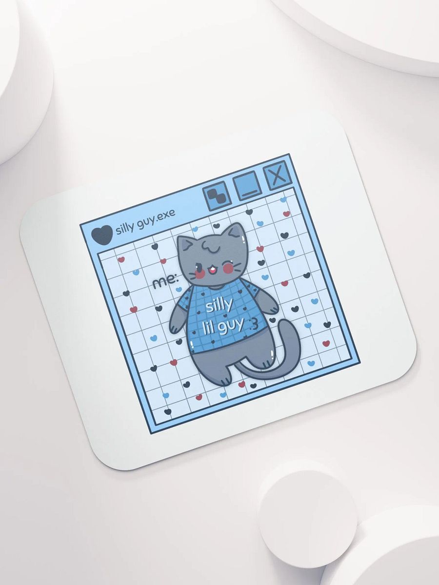 Silly Lil Guy Blue Mouse Mat product image (7)