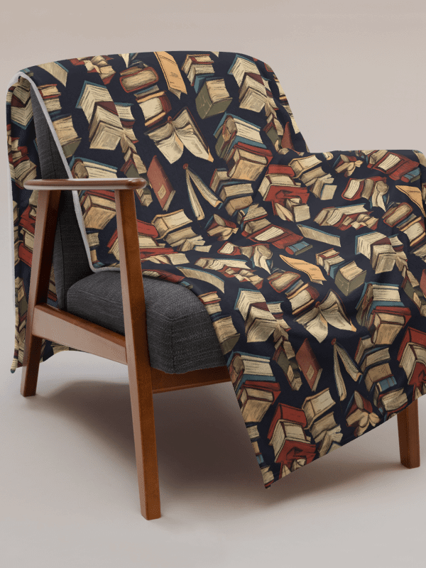 Books Pattern Throw Blanket product image (5)