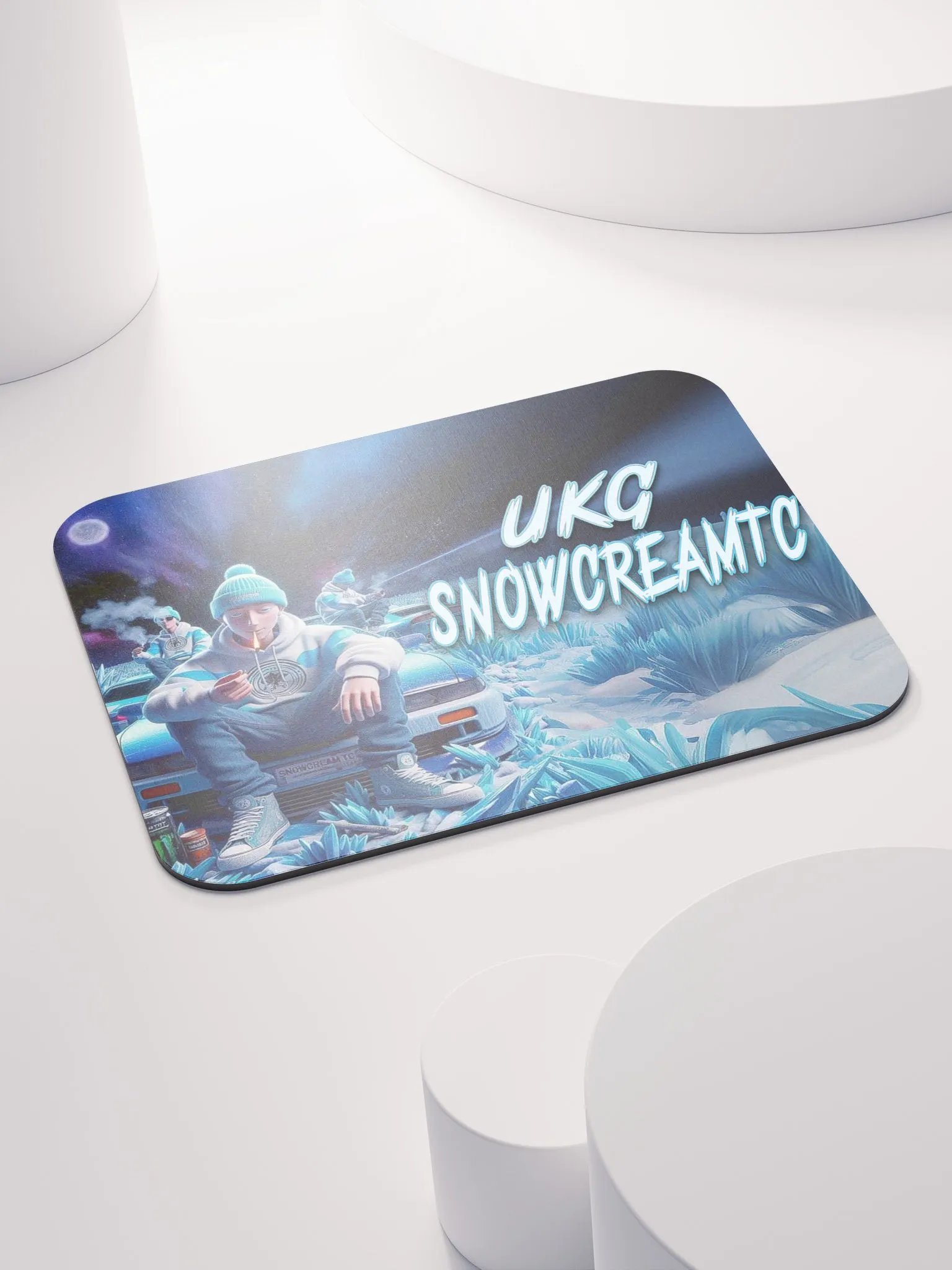 Snowy Mouse Pad (Small) product image (4)