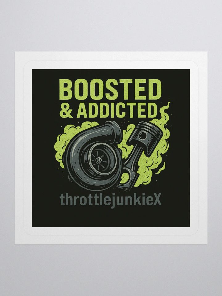 Boosted & Addicted Kiss Cut Stickers product image (1)