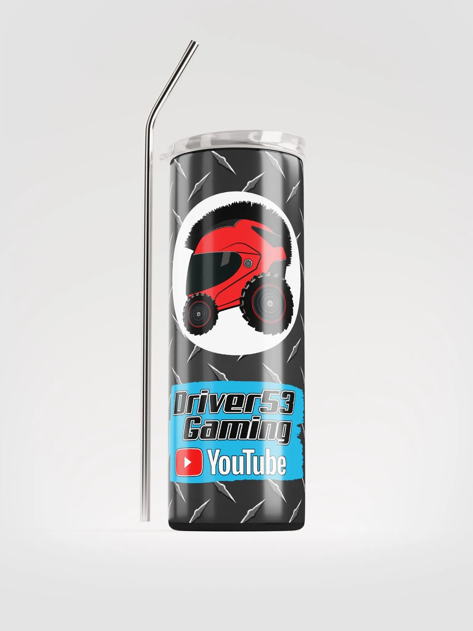 Diamond Plate Logo Stainless Steel Tumbler product image (1)