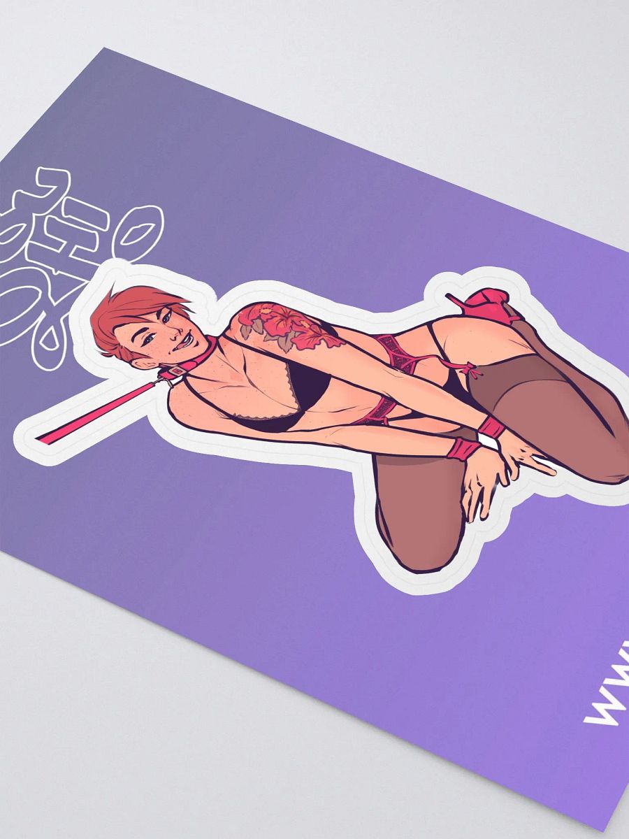 Hibiscus Pinup Sticker product image (2)