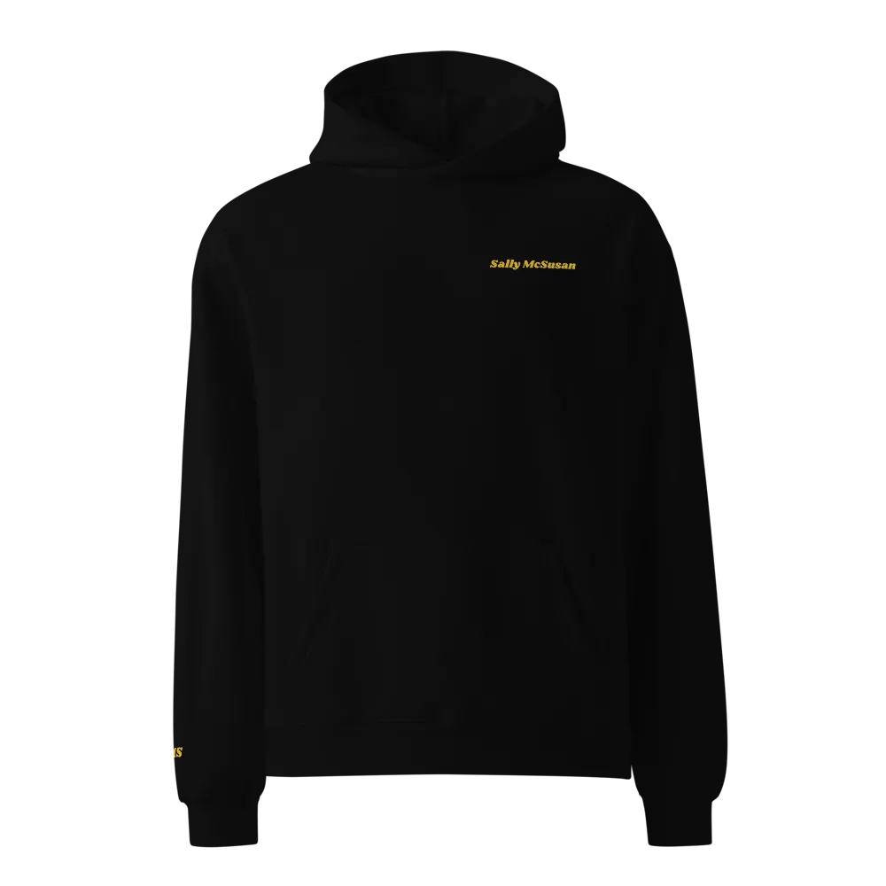 Embroidered SMS Hoodie - Gold product image (4)