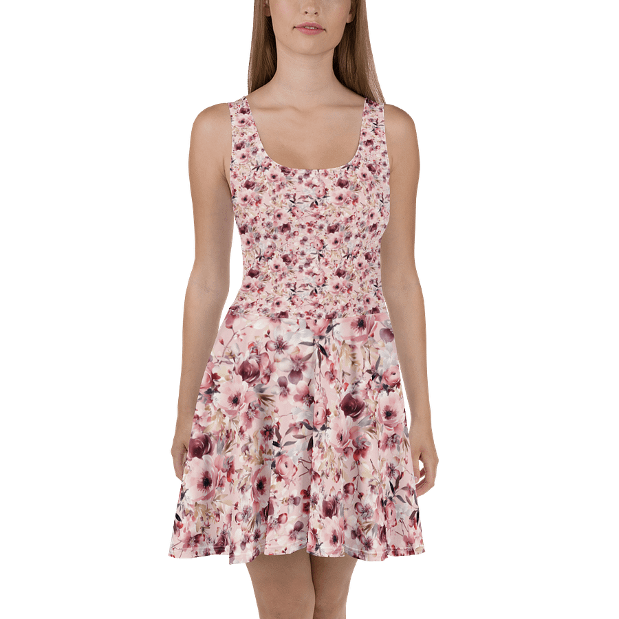 Pink Roses Garden Skater Dress product image (2)