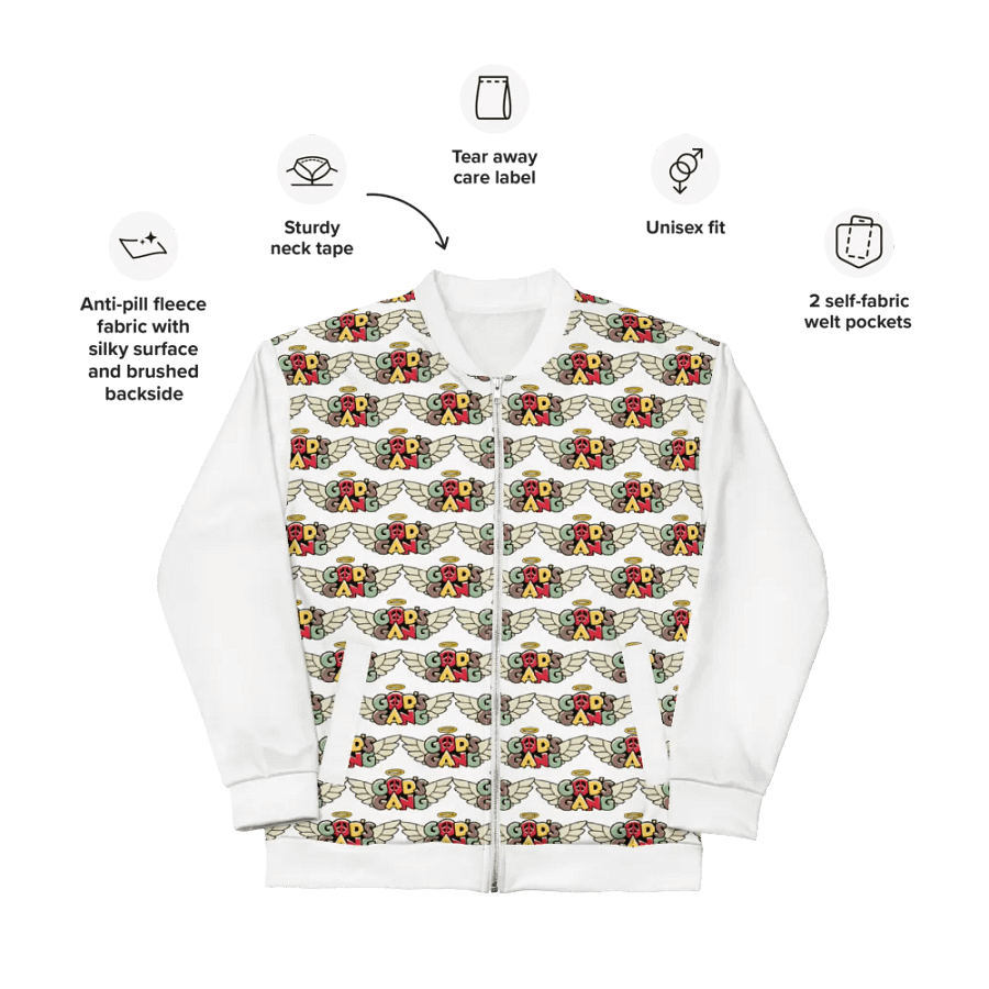 God's Gang | All-Over Print Bomber Jacket product image (10)