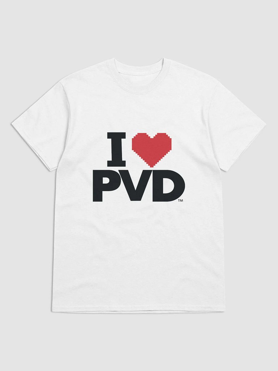 IHEARTPVD.COM | 8-BIT | WHITE TEE product image (1)