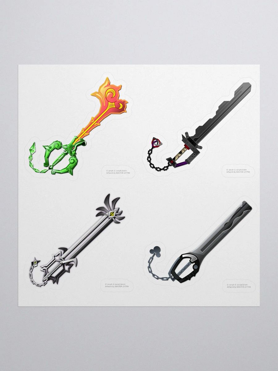 Custom Keyblade Sticker Sheet 8 - Neo Unicornis (2) product image (1)