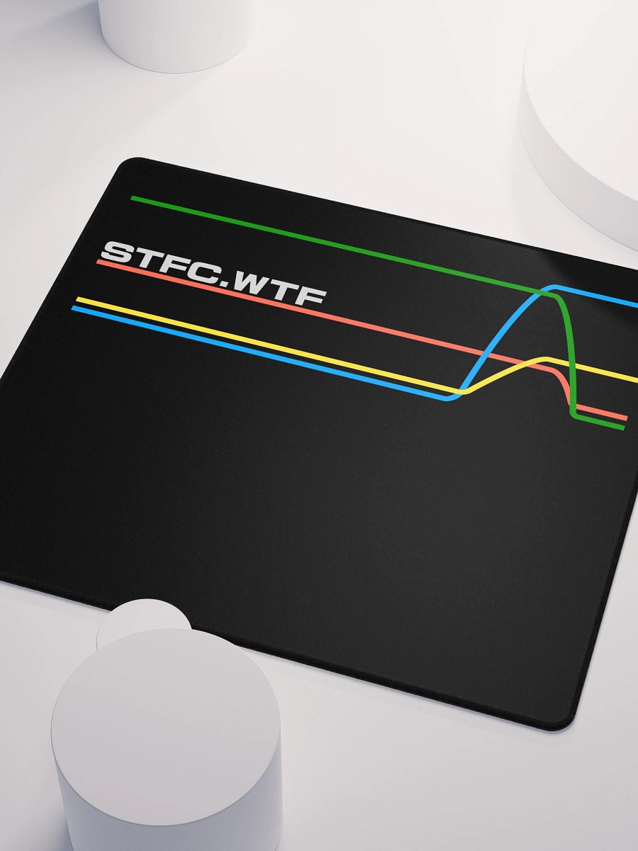 80s Inspired STFC.WTF graph lines Mousepad product image (3)