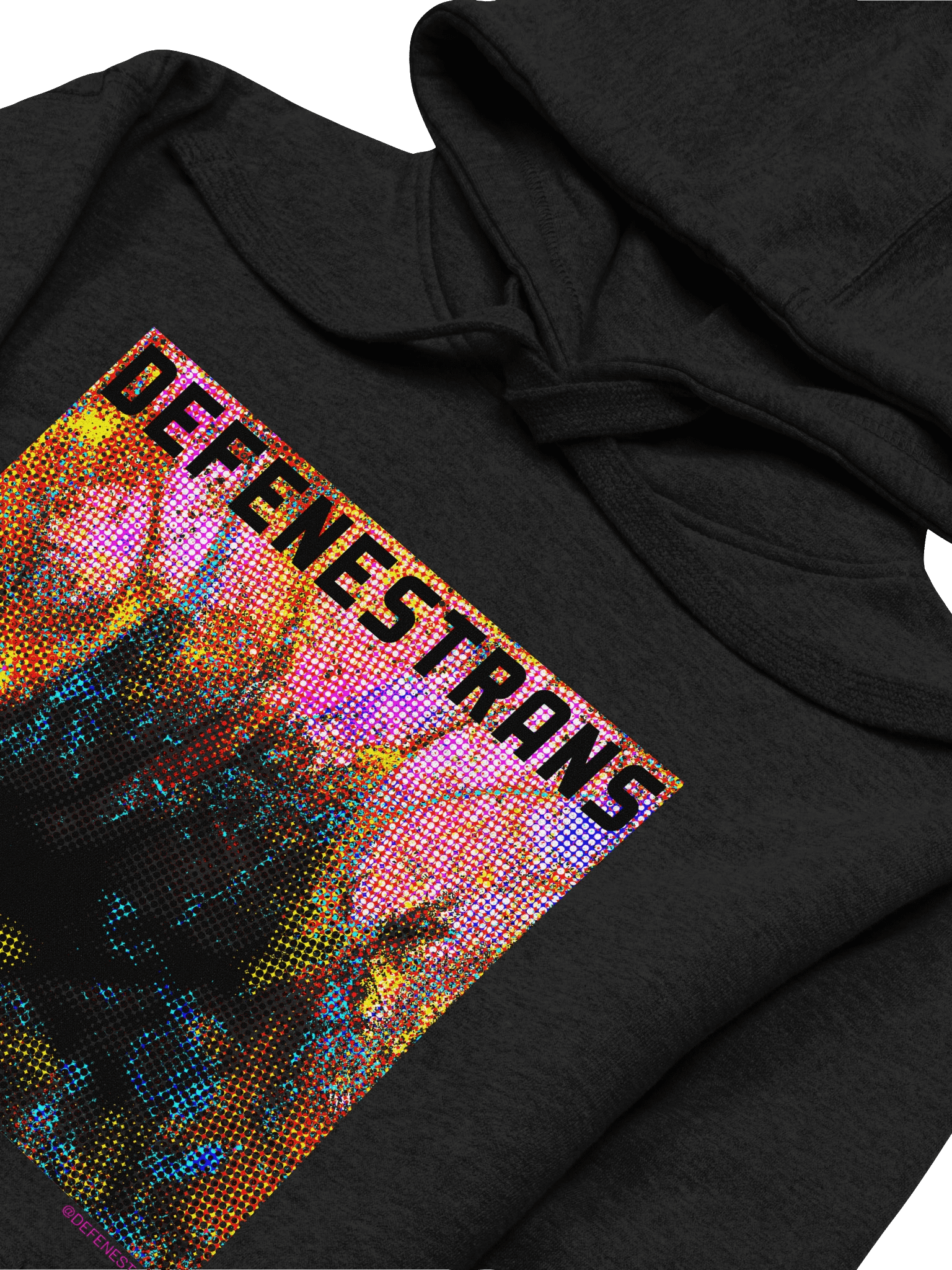 Defenestrans "glow" logo hoodie product image (7)