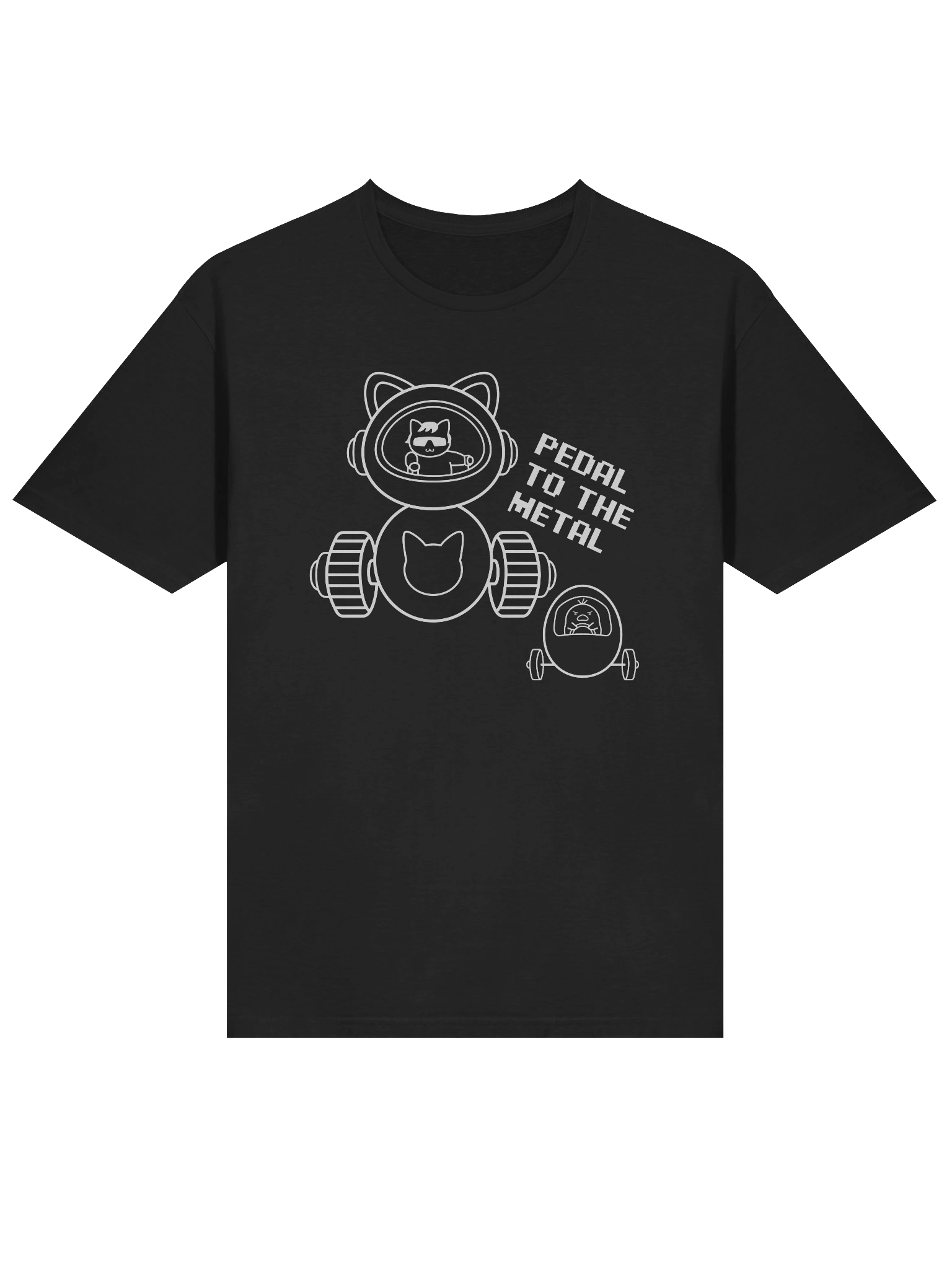 Goromi the Cat in Wig (Inefficient Vehicle Race) - Unisex Adult Super Soft Lightweight T-shirt product image (1)