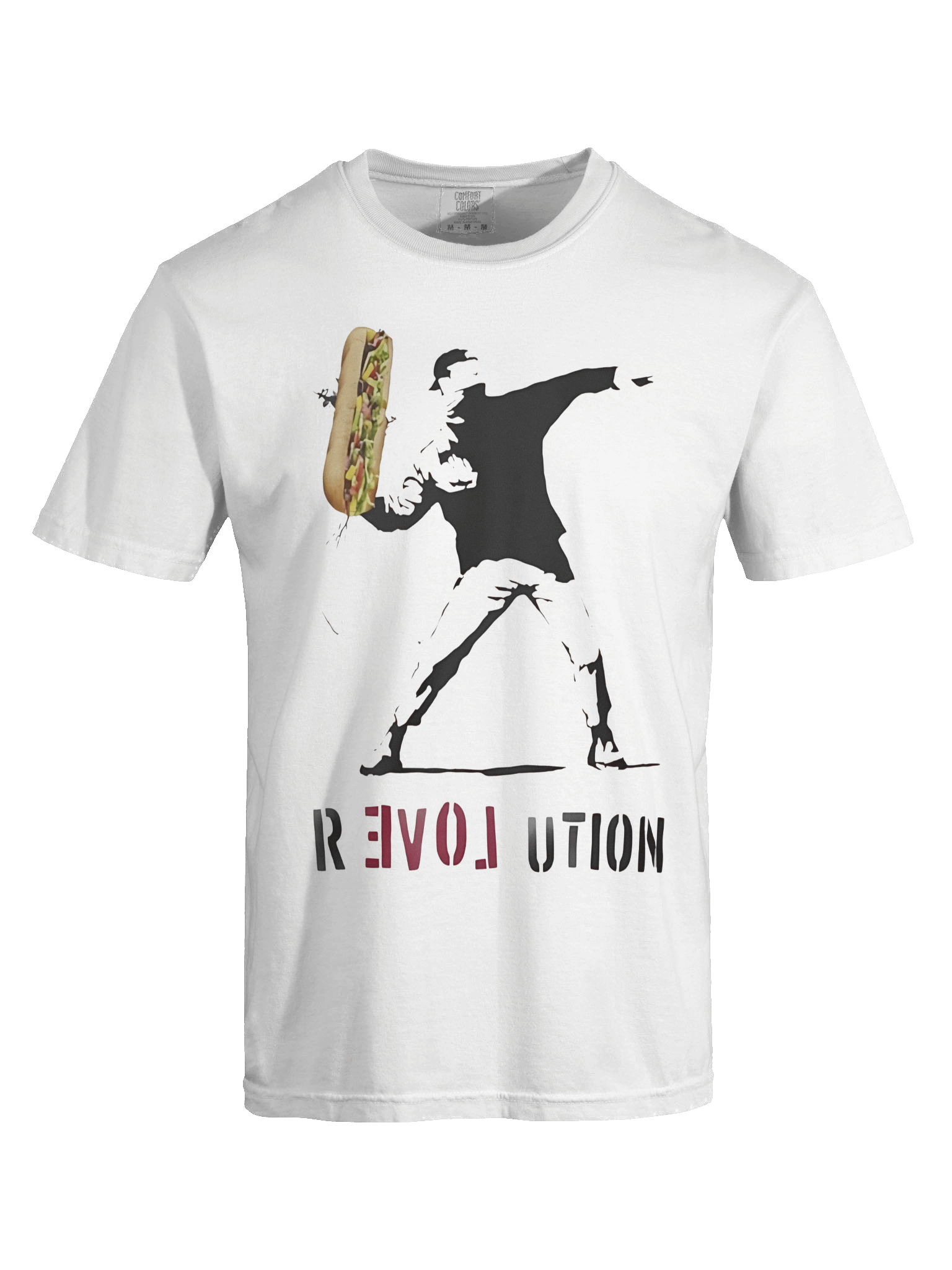 Banksy Lanceur de fleurs Manifestation pacifiste Révolution Street art T-shirt product image (4)