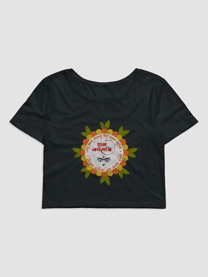 Navratri Women's Crop Tee - Enjoy the festival and Gift for your loved ones product image (2)