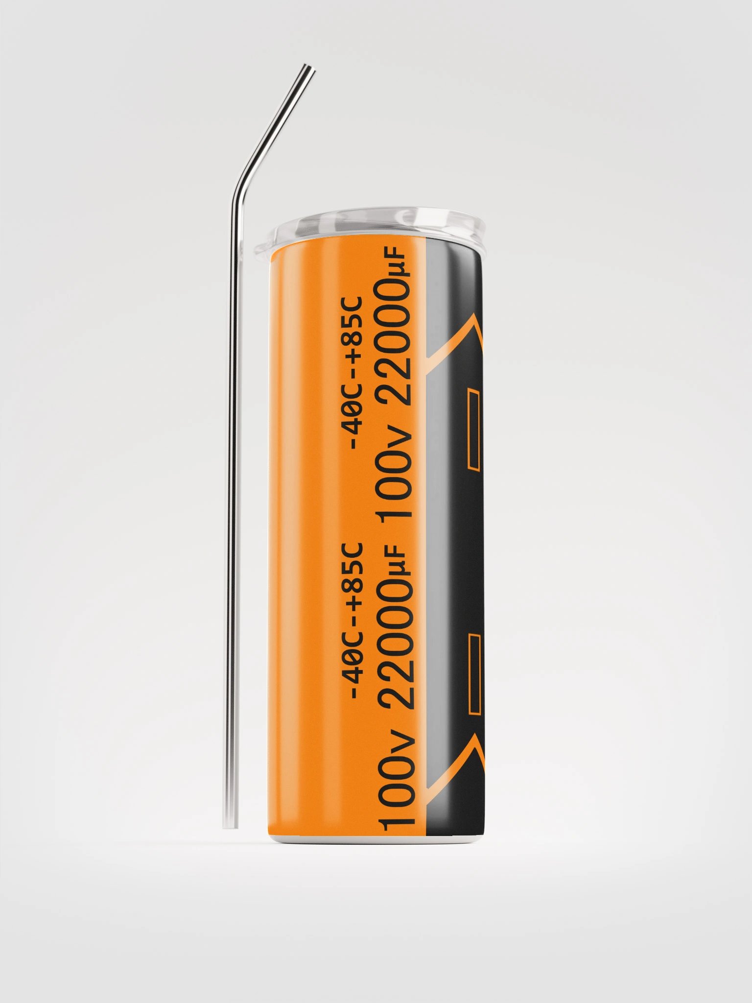 Capacitor Stainless Steel Tumbler - ORANGE product image (1)