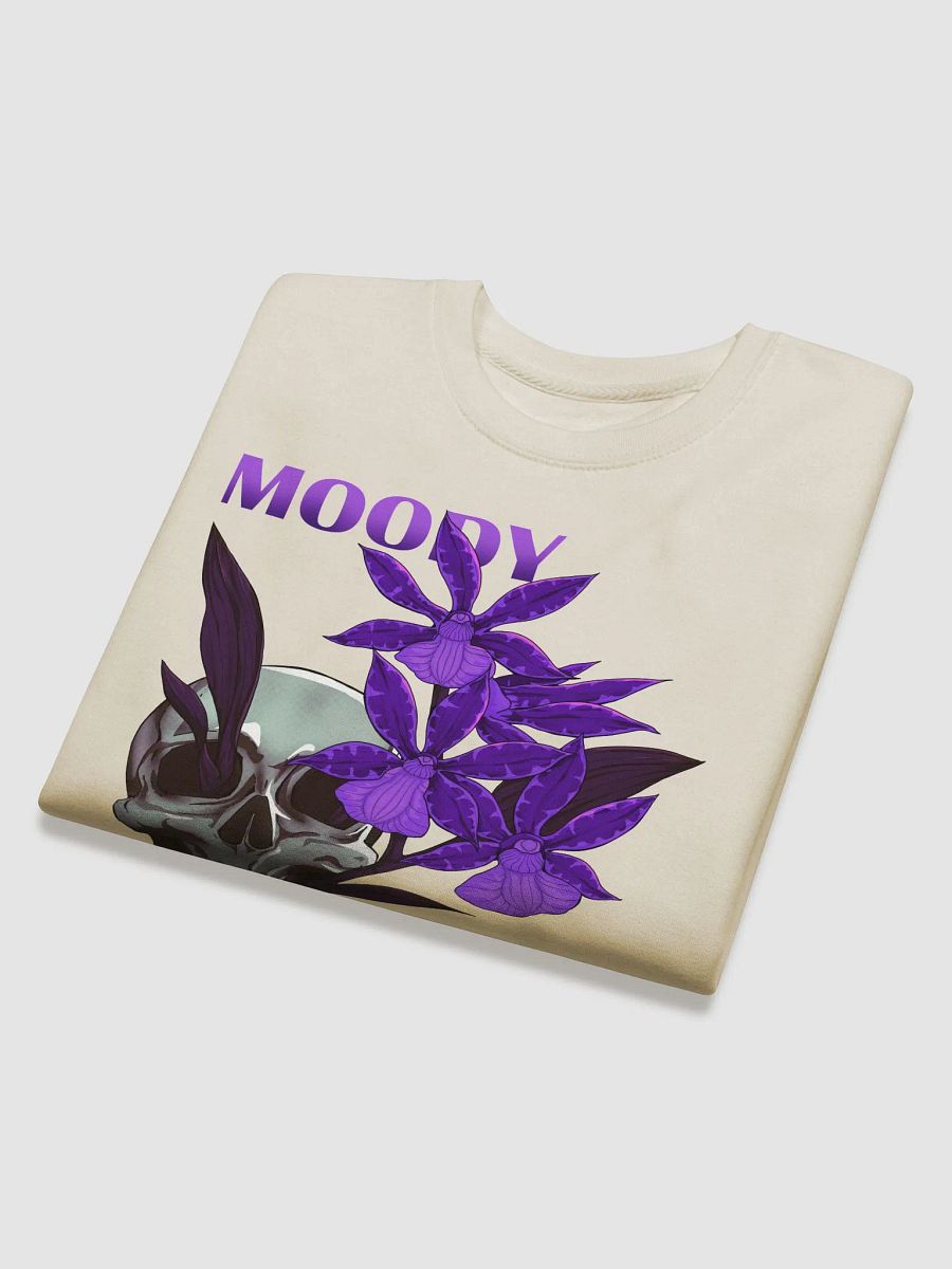 Moody Orchid Skull & Purple Floral Premium Sweatshirt product image (4)