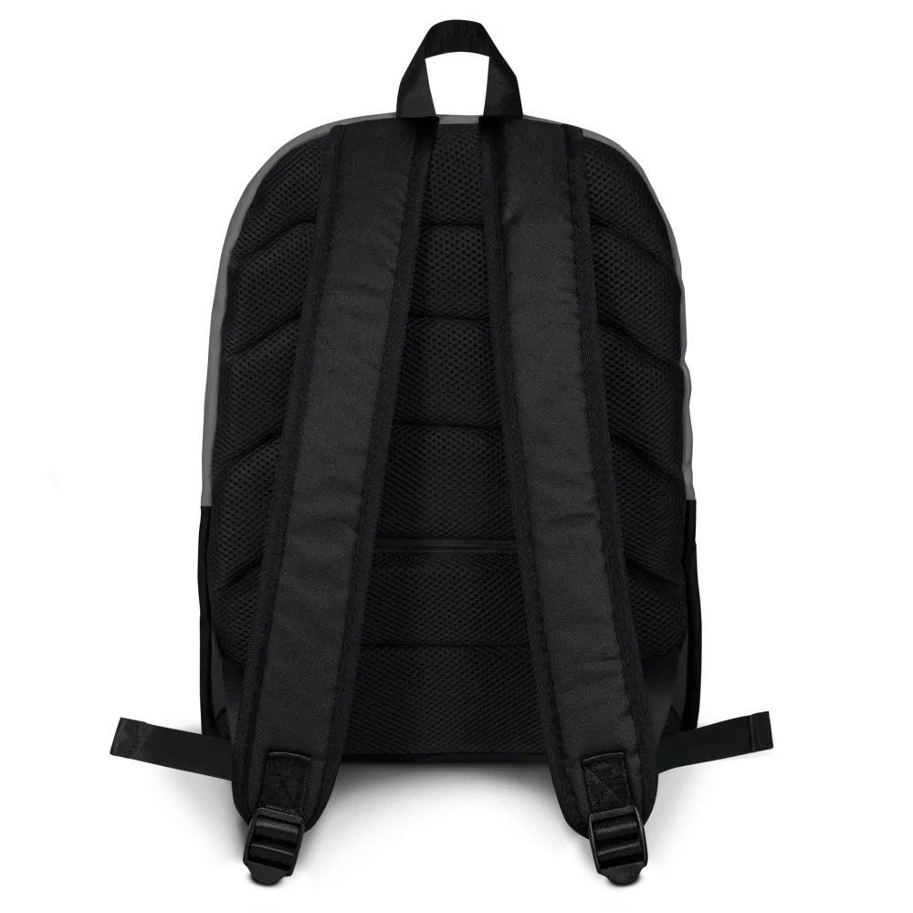 Public Nuisance Large Print Gray Backpack product image (6)