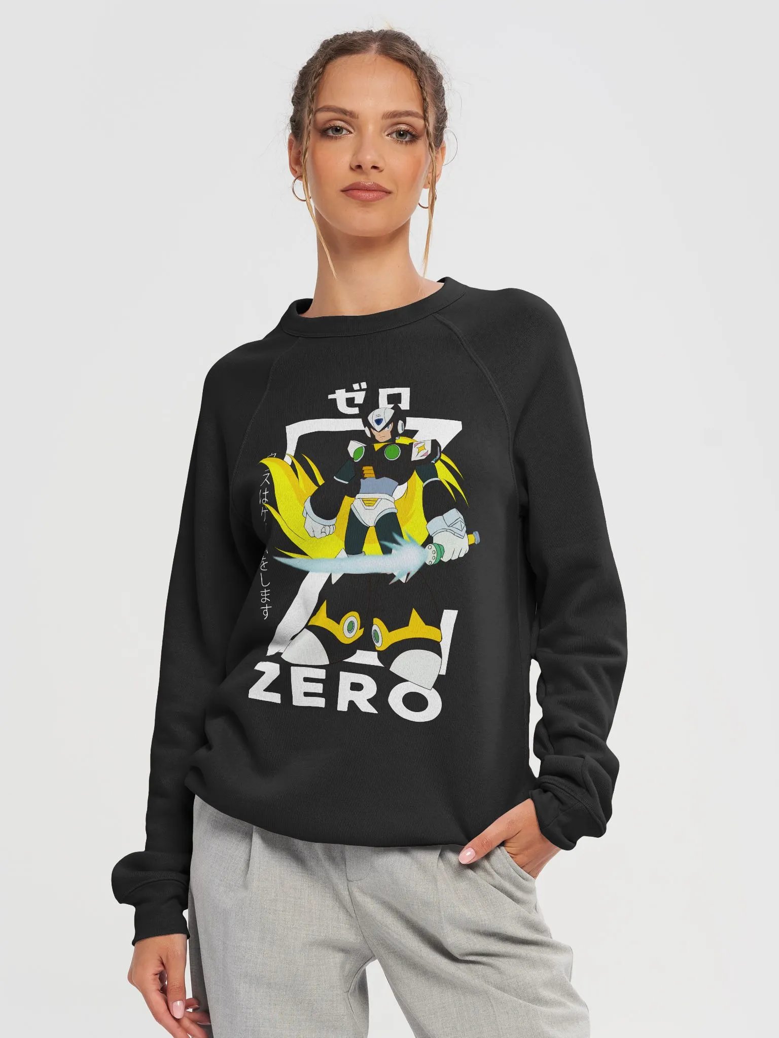 Zero Sweatshirt (Black/Red) product image (1)