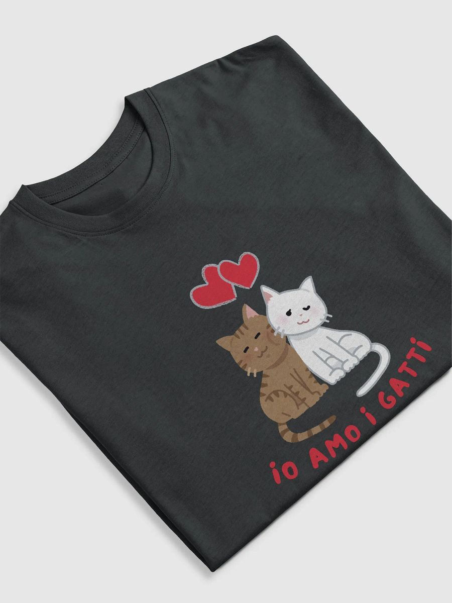 I Love Cats Italian Themed Tee Shirt product image (5)