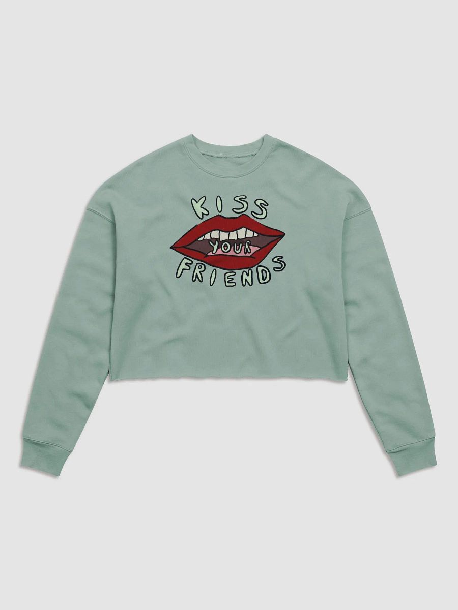 Kiss Your Friends Cropped Sweatshirt product image (1)