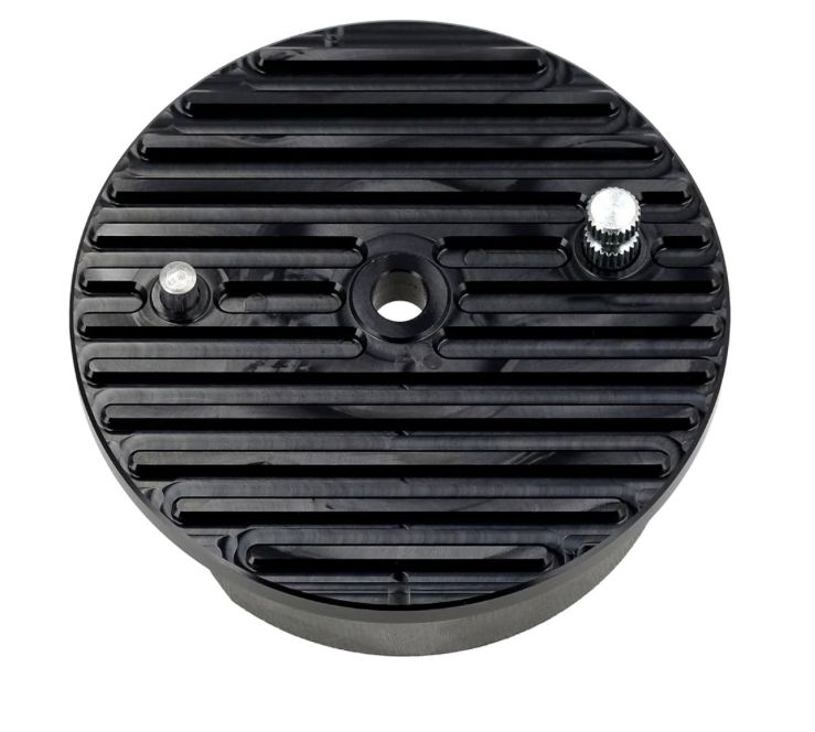 CNC Bremsschild hinten komplett EBC, Schwarz eloxiert product image (1)