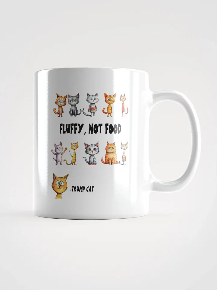 Fluffy, Not Food Cat Mug product image (3)