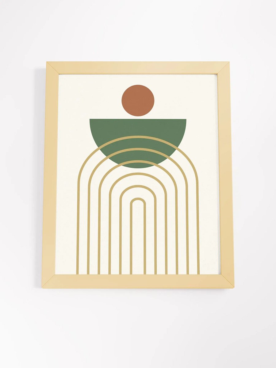 Eco-Friendly Ayous Wood Framed Matte Poster product image (57)