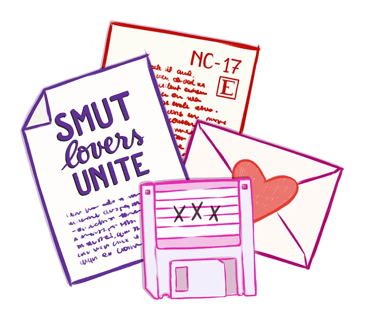 sticker : smut lovers unite product image (1)