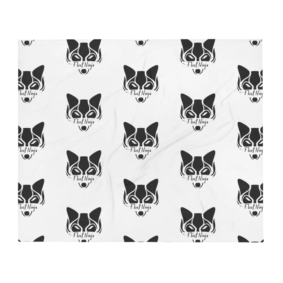 Floof Ninja Throw Blanket - 50″ × 60″ (127 × 153 cm) product image (1)