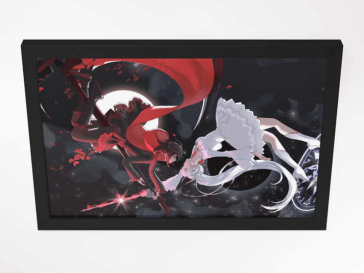 WHITEROSE ♦️💮♦️ FRAMED PRINT (L) product image (2)