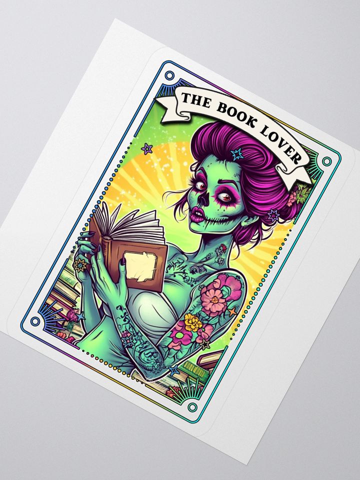 Zombabes: The Book Lover Sticker product image (2)