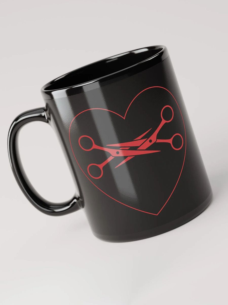 Scissors Love - Valentine's Day - Black Mug product image (1)