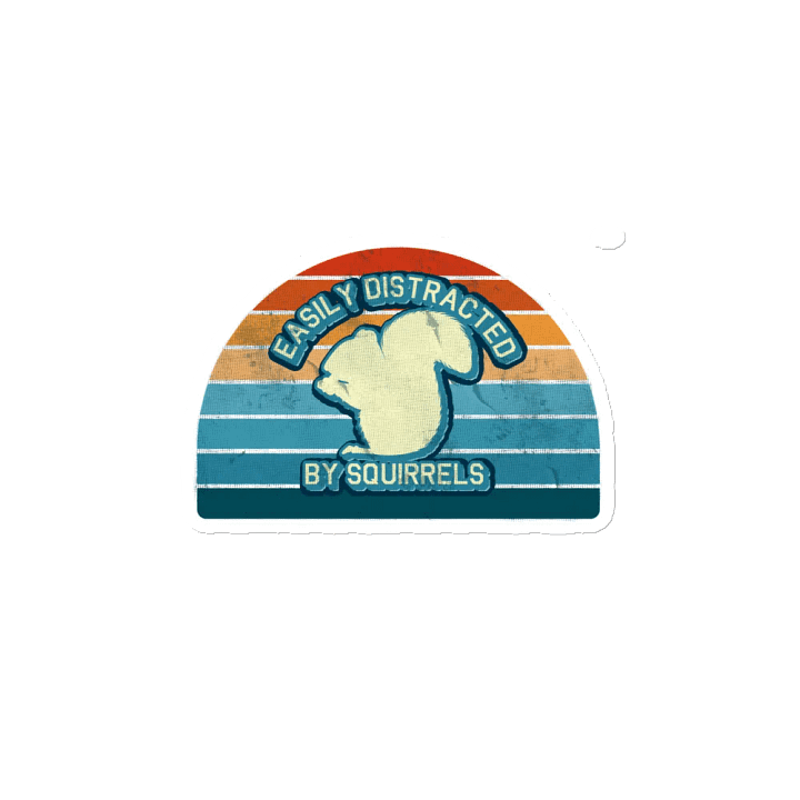 Retro Easily Distracted Magnet product image (2)