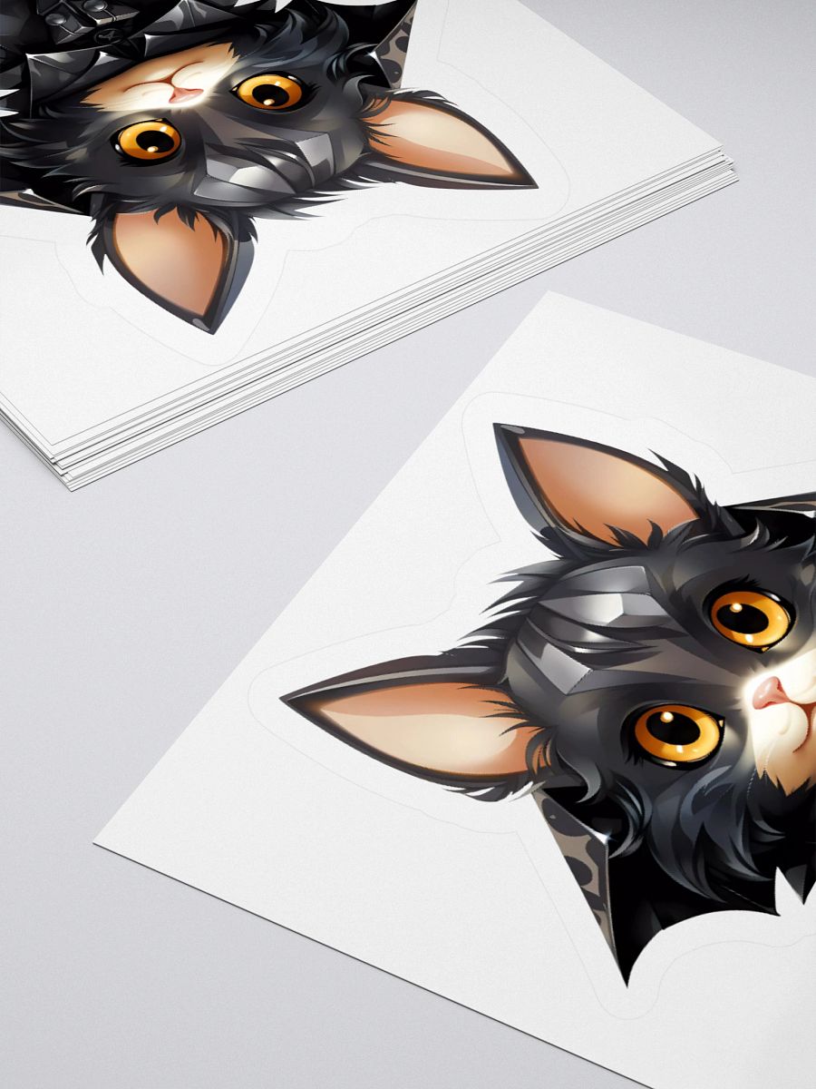 Bat Cat Halloween Sticker product image (12)