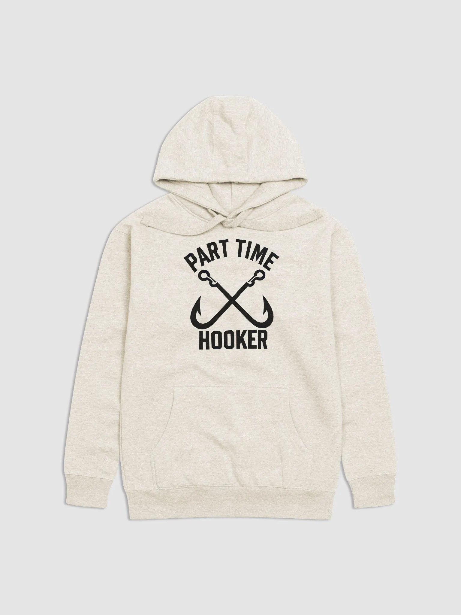 Fishing Gear Funny Part Time Vintage Gift Hooker hoodie product image (1)