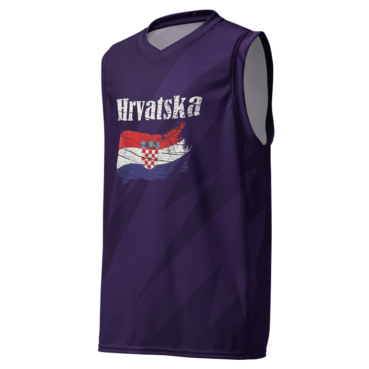 Hrvatska Pride All-Over Basketball Jersey product image (1)