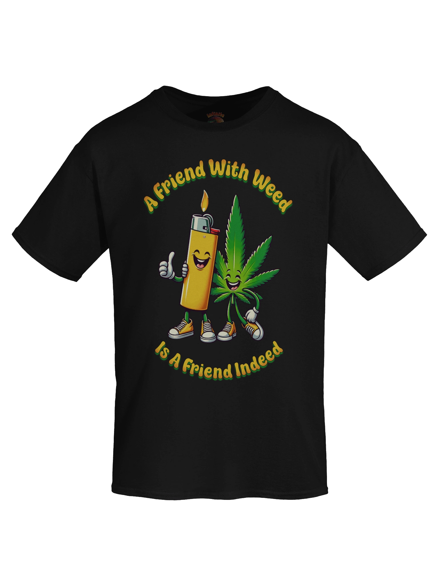 FRIEND WITH WEED INDEED T-SHIRT product image (80)