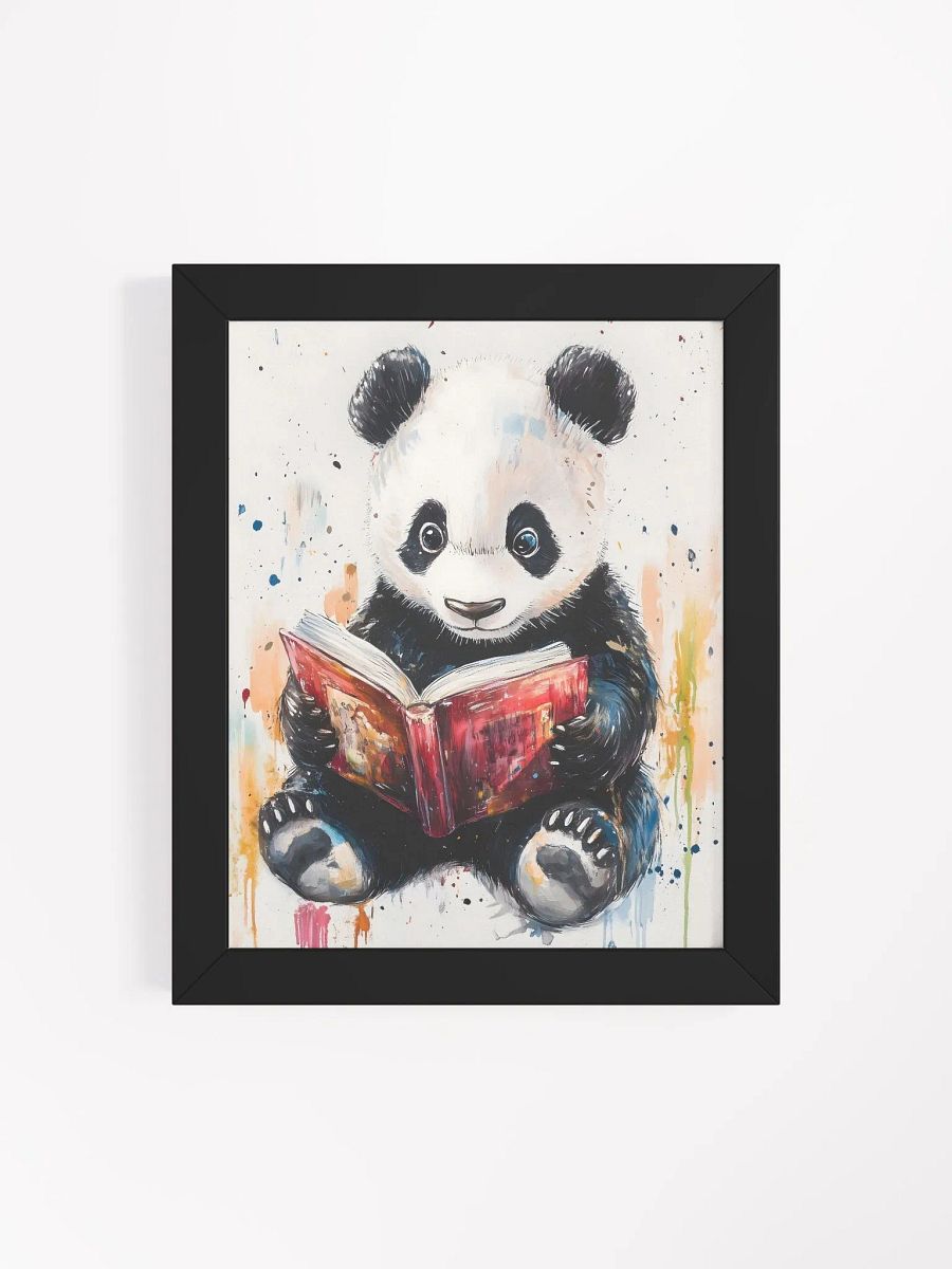 Baby Panda's Literary Wonderland Framed Poster product image (74)