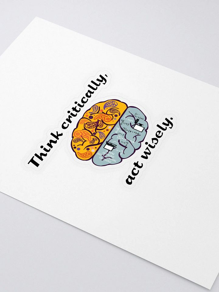 Think critically, act wisely. product image (2)