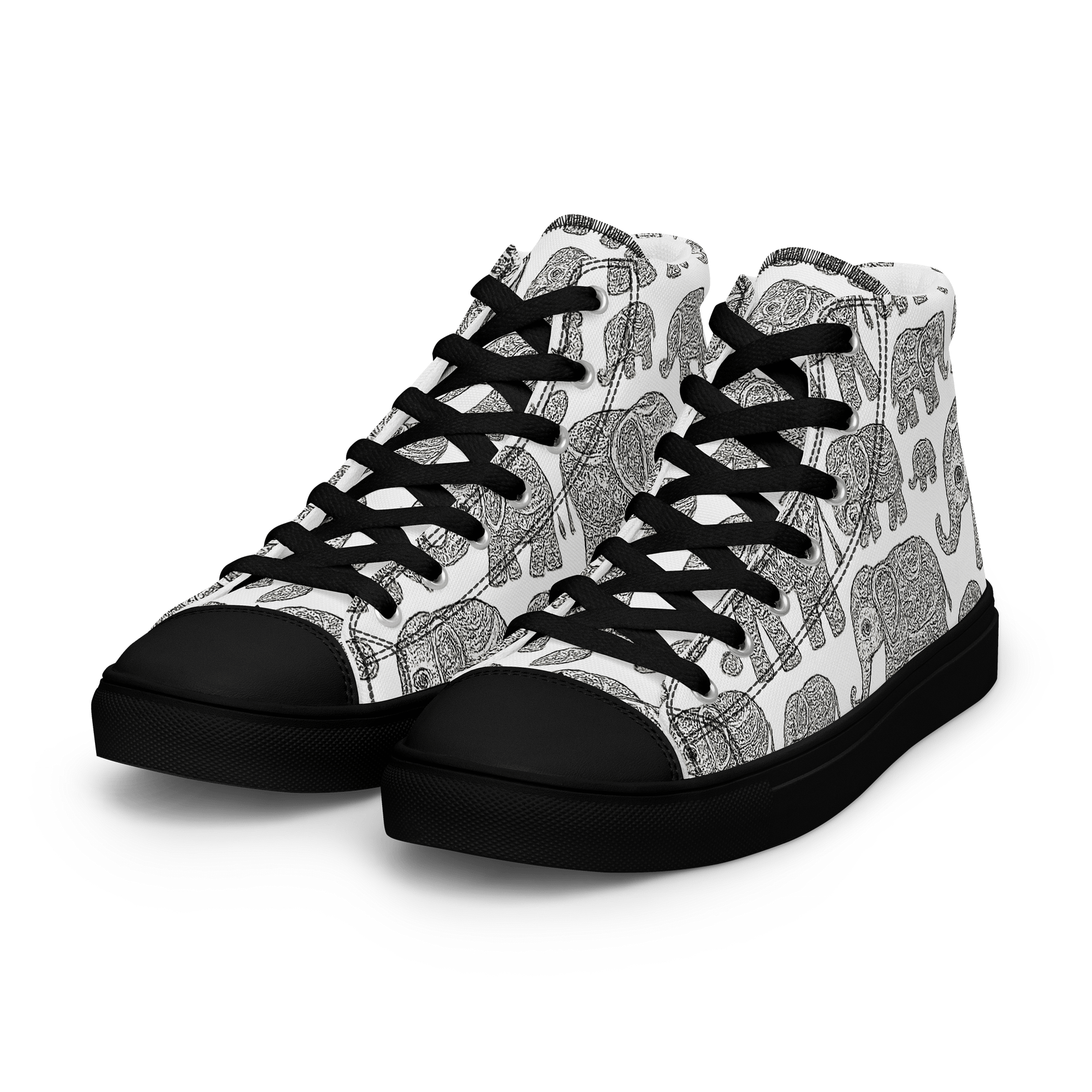 Ornate Elephant High Tops product image (6)
