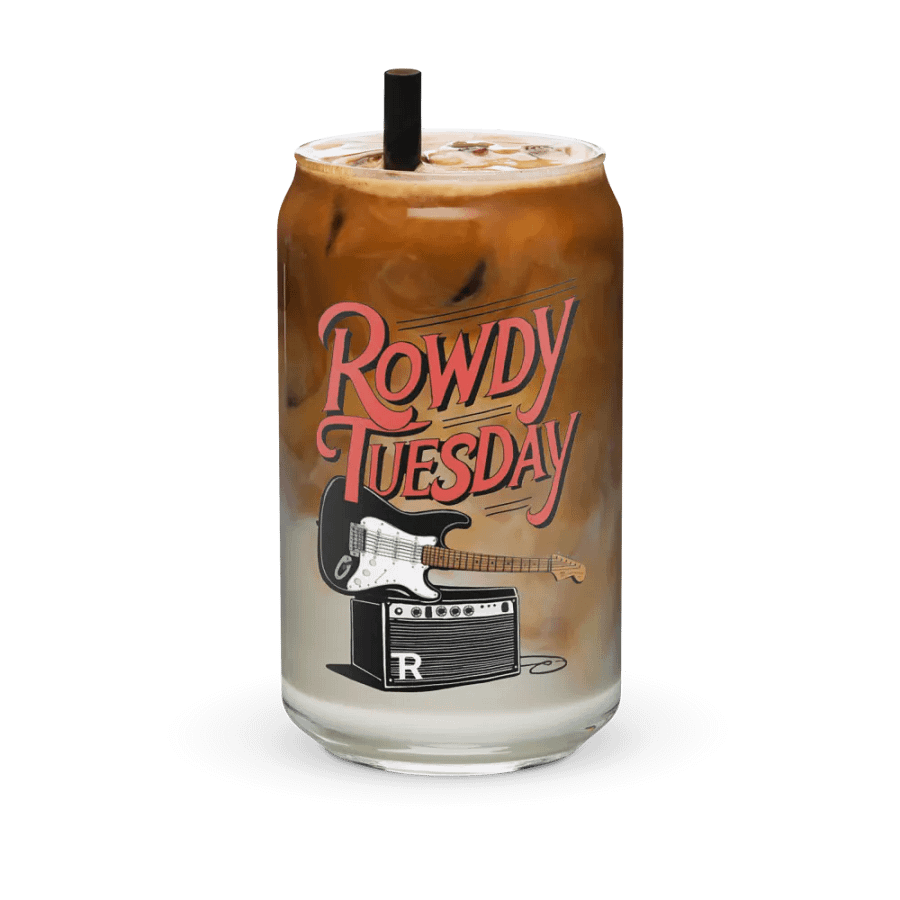 Rowdy Tuesday - Can Shaped Glass product image (36)