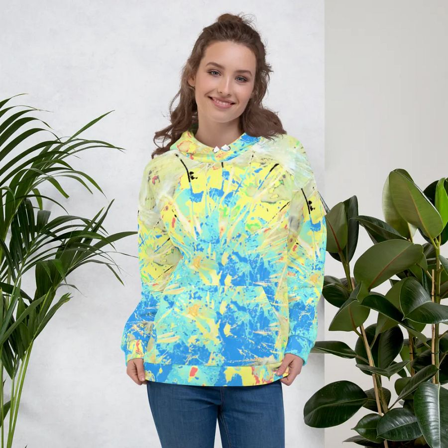 Cool Abstract Dandelion Seeds Unisex Pull Over Hoodie product image (5)