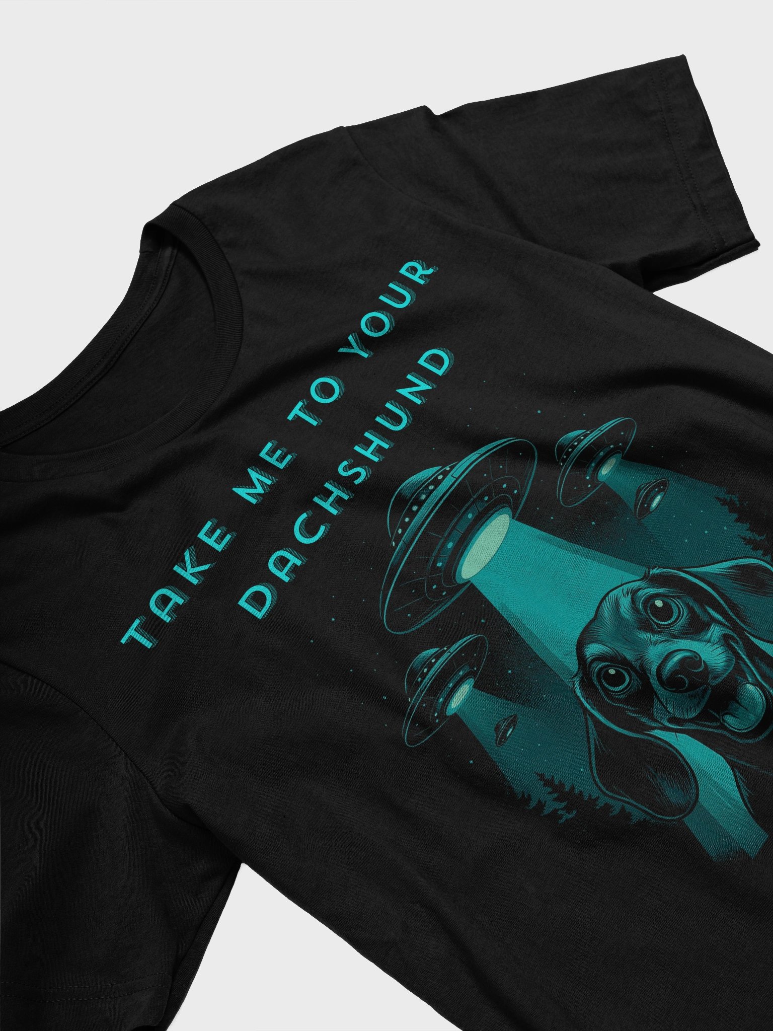 "Take Me to Your Dachshund" – Alien Abduction T-Shirt for Dog Lovers product image (3)