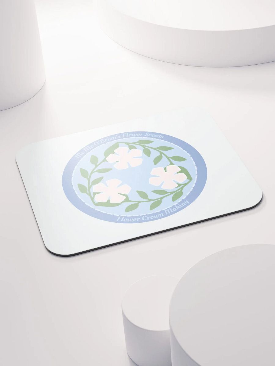 Flower Crown Making Badge Mouse Pad product image (4)