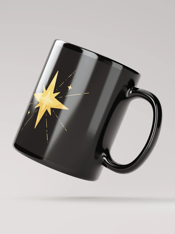 Mug Noir et Doré - Etoile - Cadeau d'Espoir product image (2)