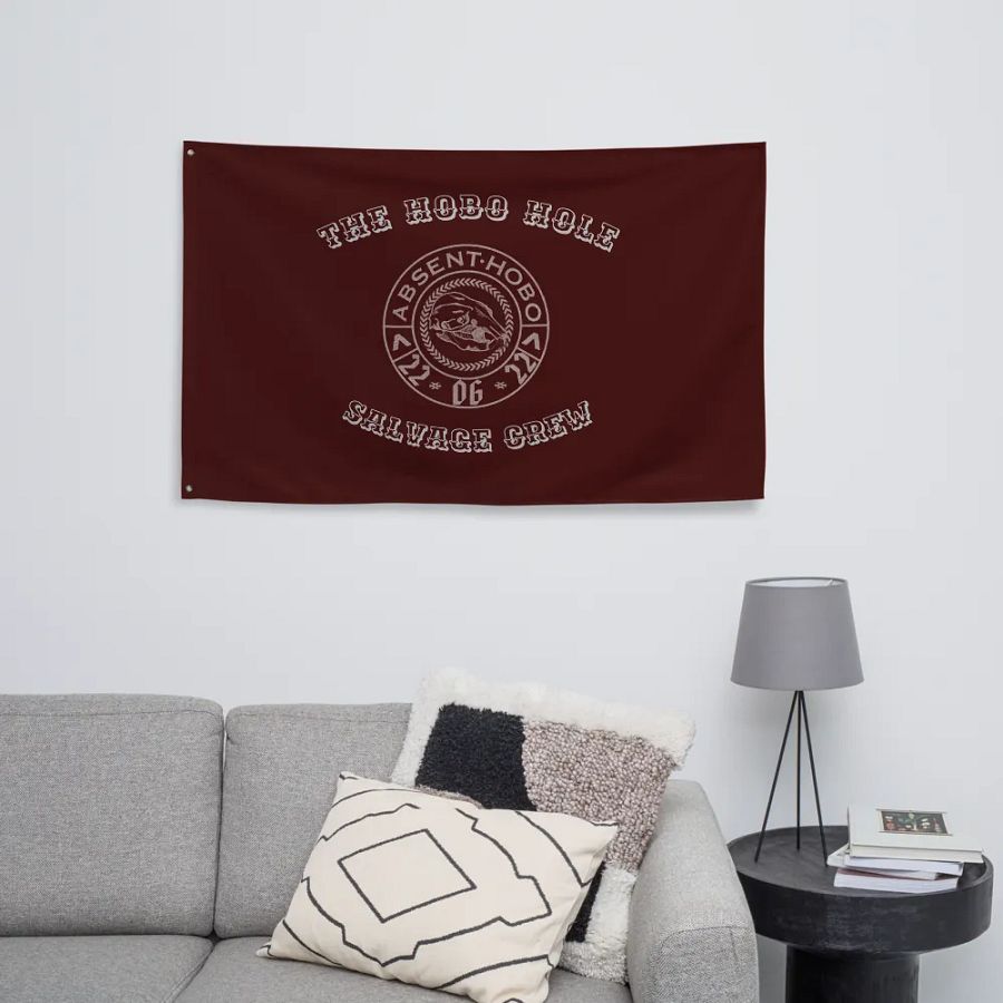 The Hobo Hole Salvage Crew Flag product image (8)
