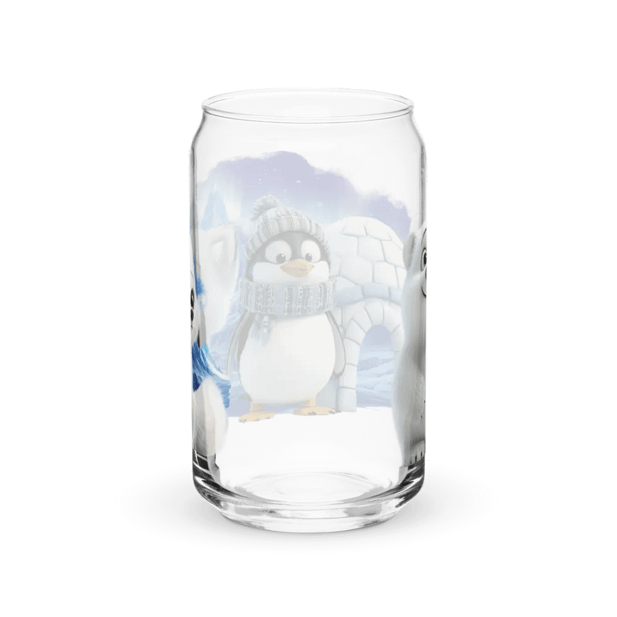 Arctic Friends Glass Can Sipper product image (2)