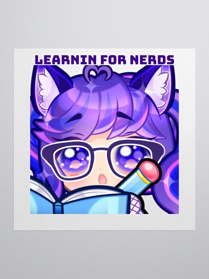 Learning for Nerd Sticker product image (1)