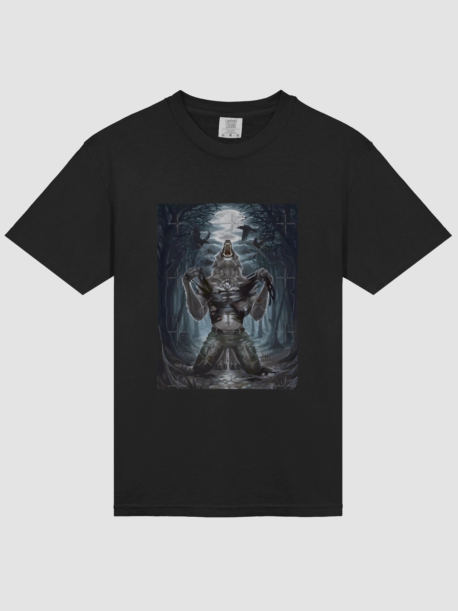 wolf tearing shirt product image (3)